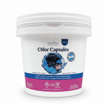 Pastilles de Chlore Non-Stabilisées Chlor Capsules De Dazzle